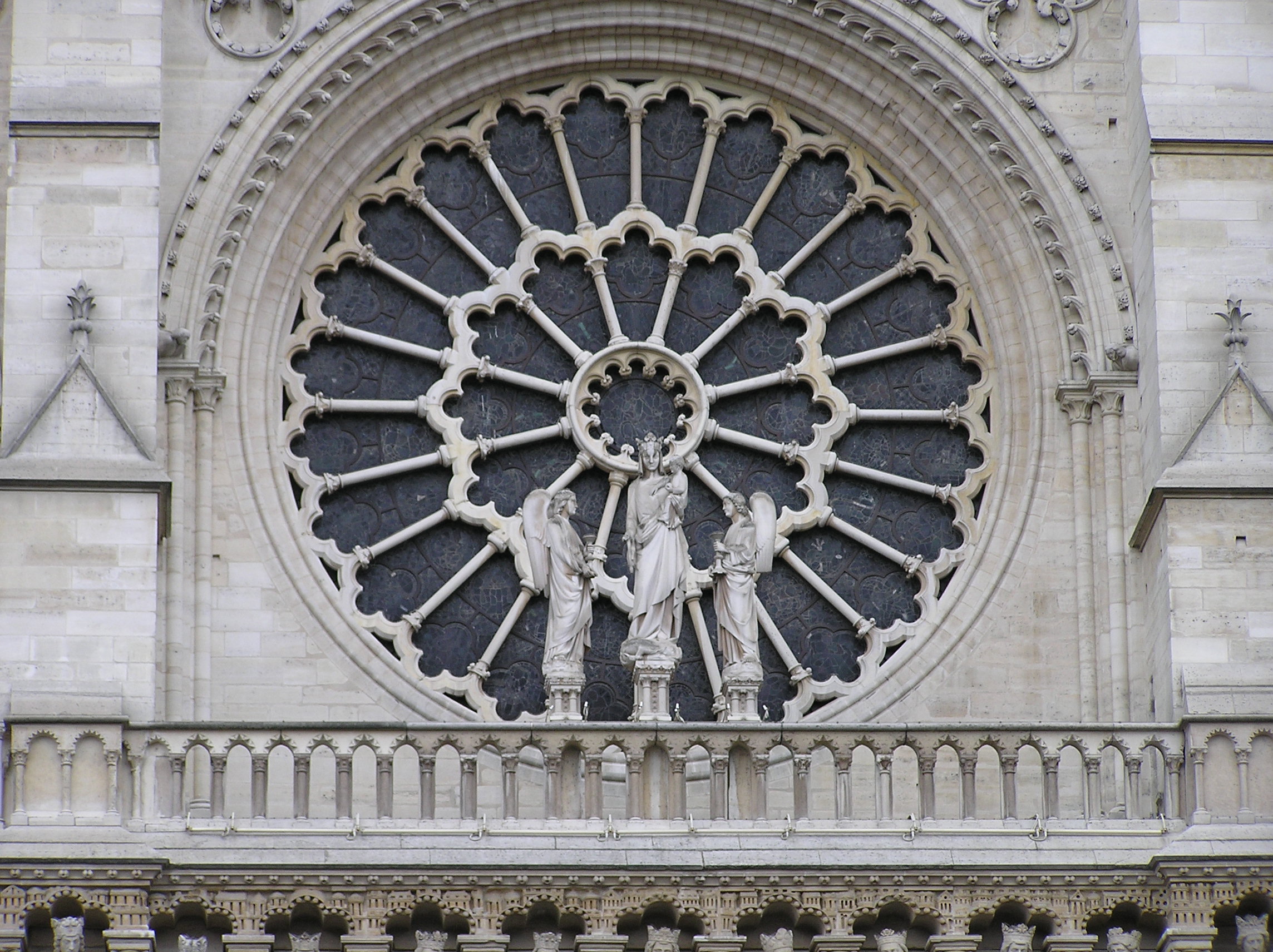 The "Heart" of the Front Facade of ND