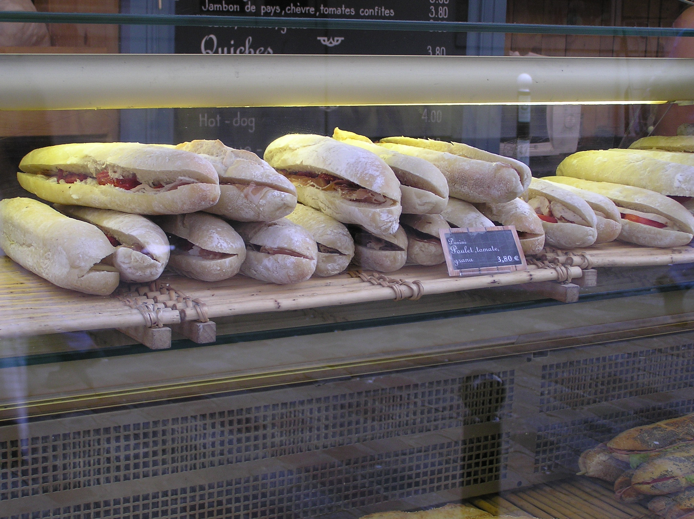 Typical Boulangerie Fare