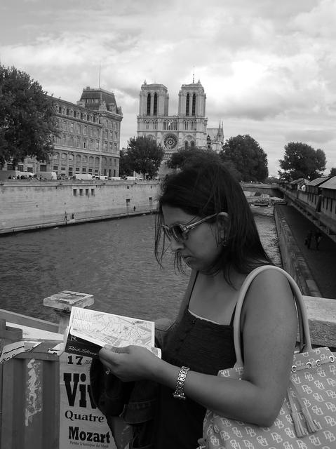 Nita with Notre Dame in back