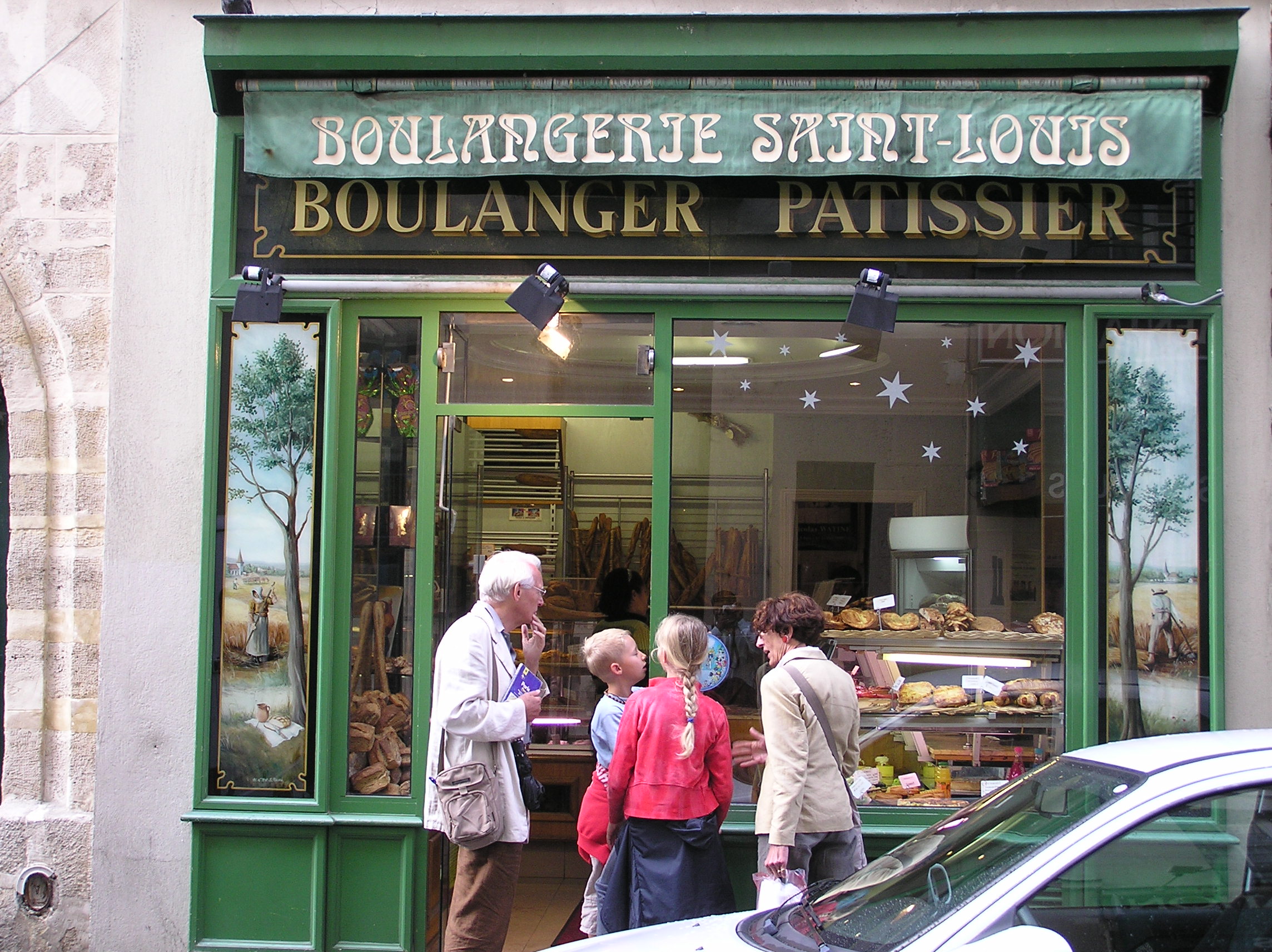 The Boulangerie across from our hotel