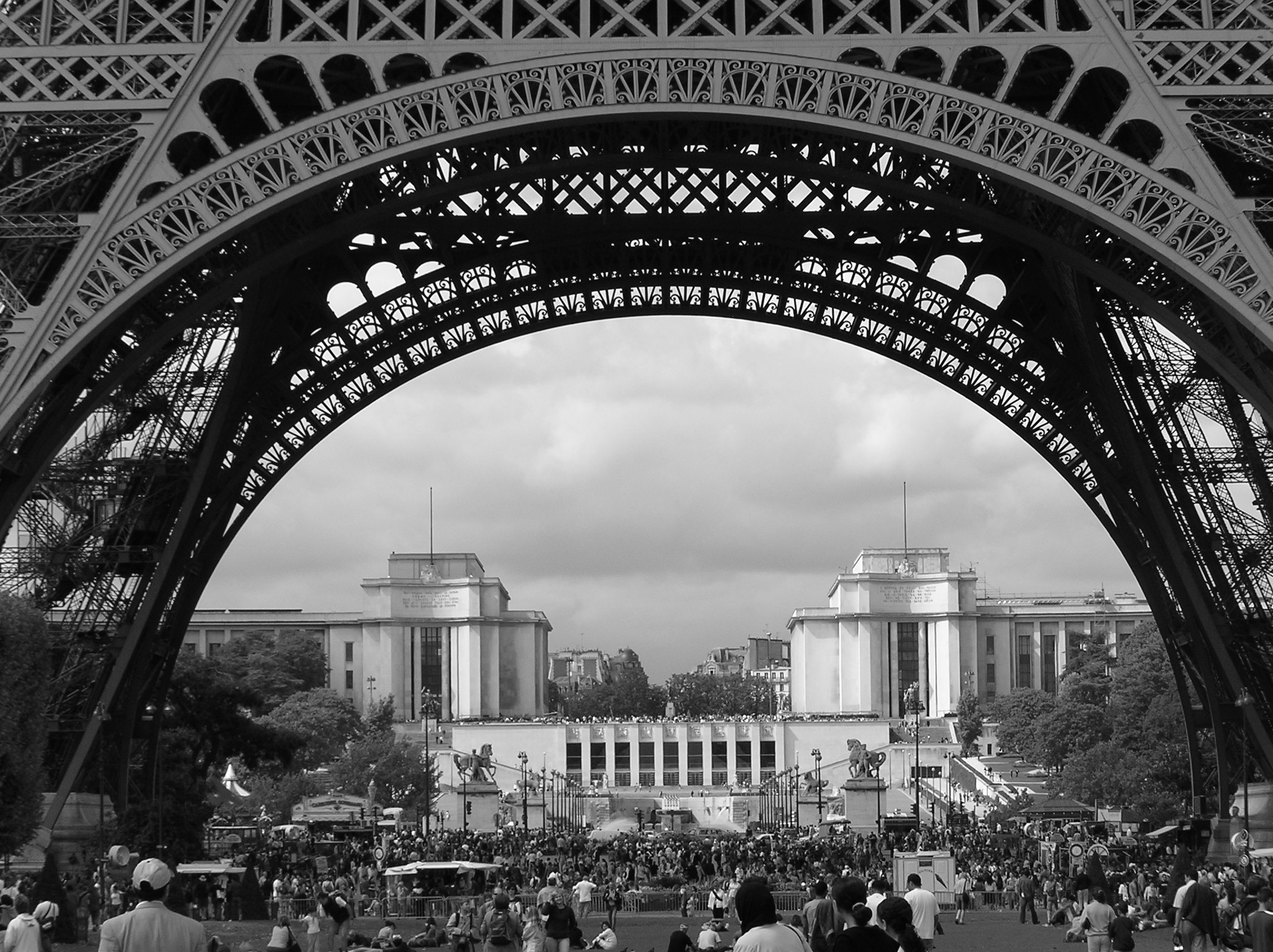 View from under the tower