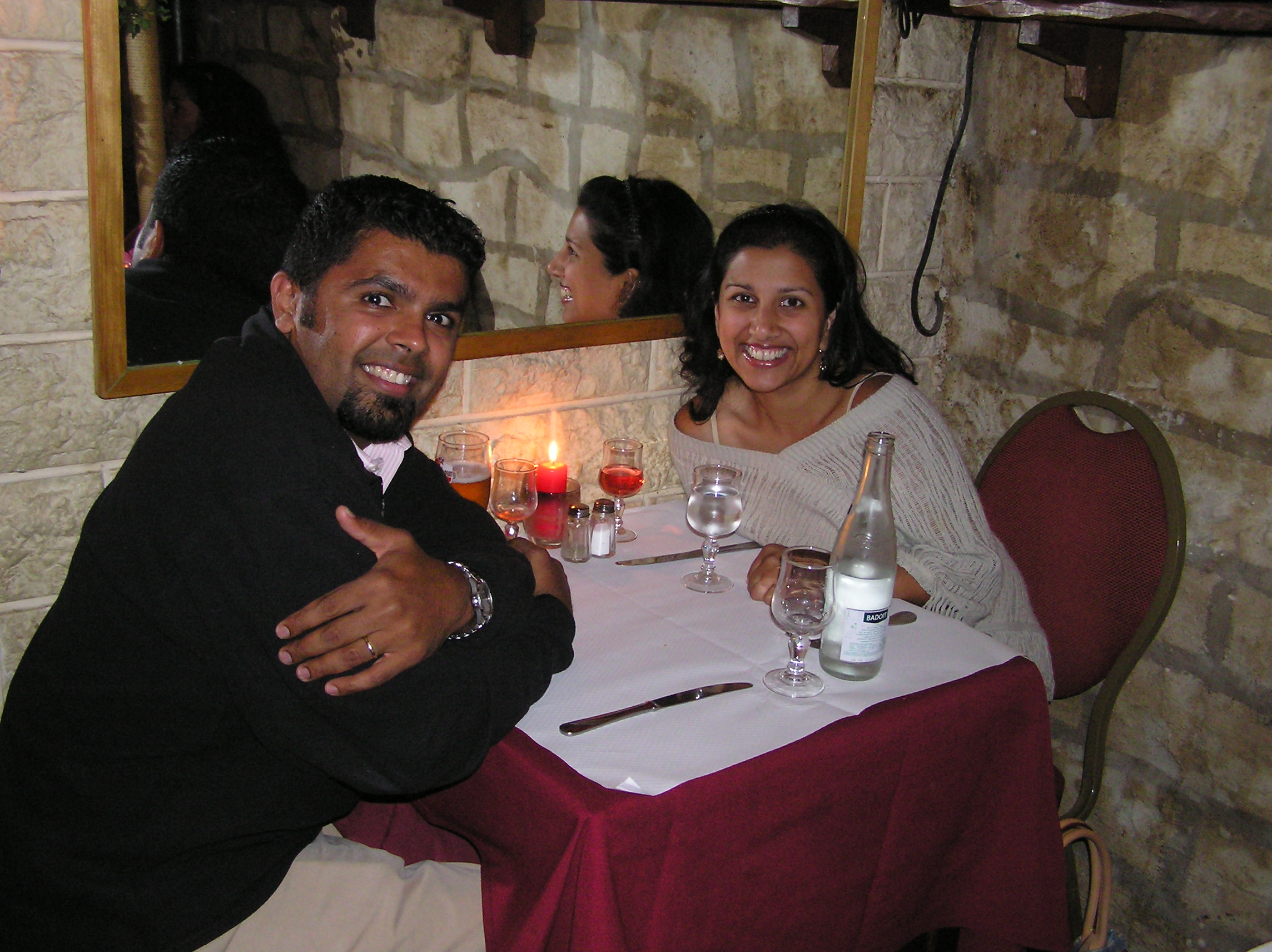 Dinner at a fun Morroccan place