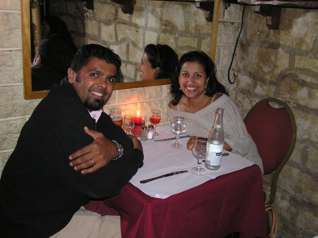 Dinner at a fun Morroccan place