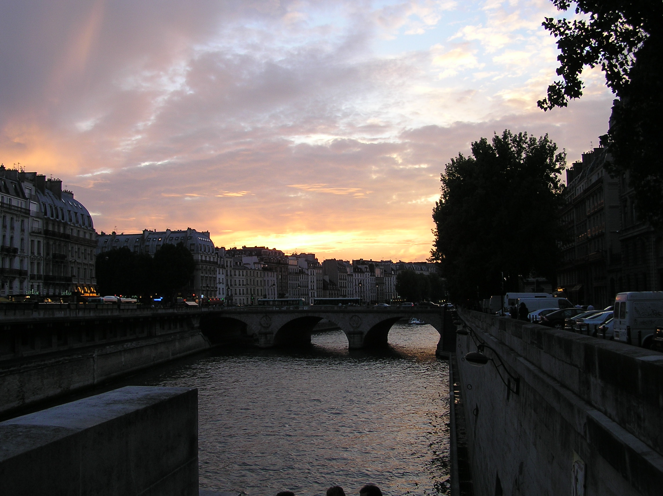 Pretty Sunset on the Seine