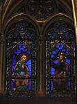 All the windows on the inside are stained glass