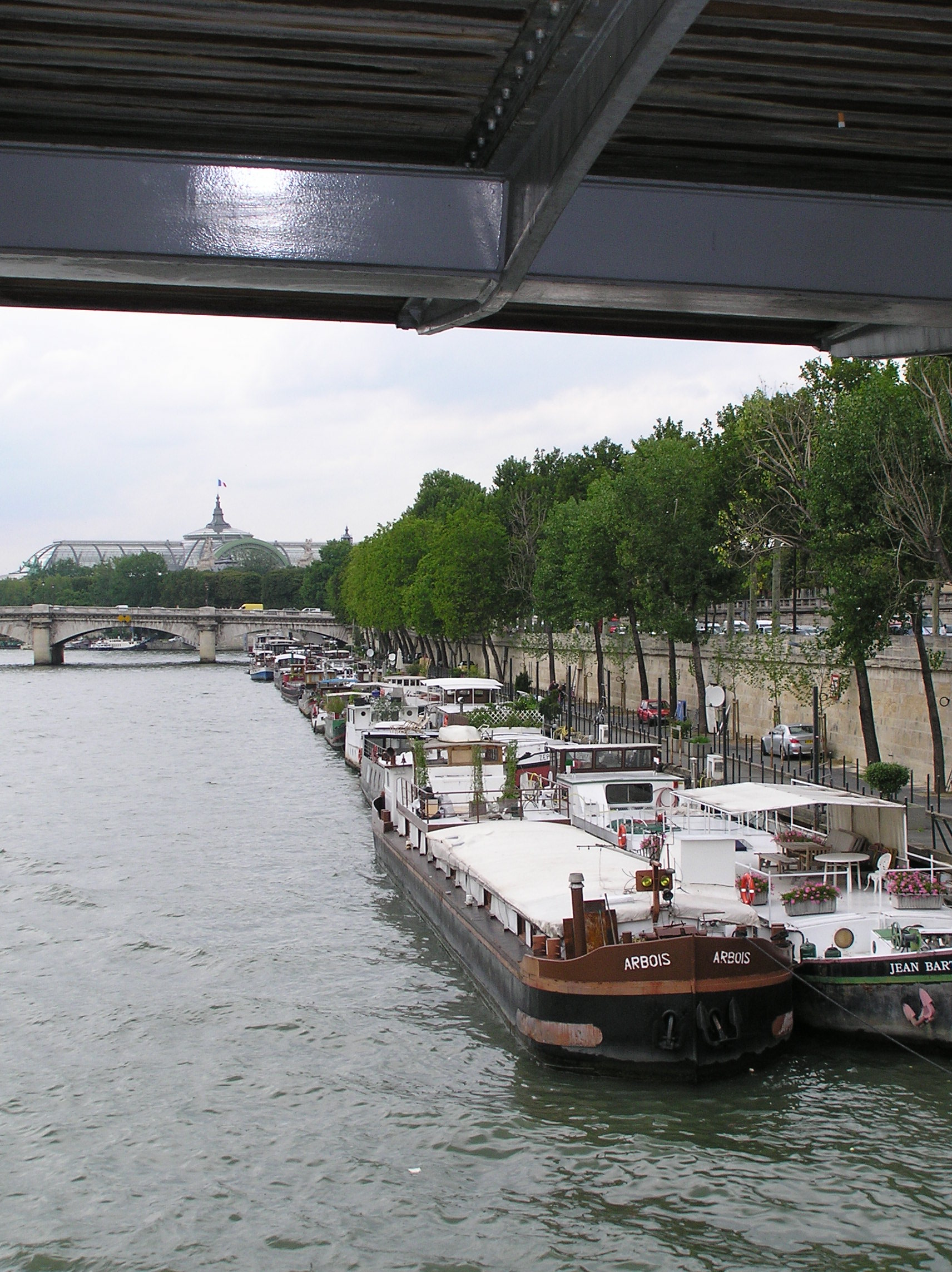 Walking to the Louvre from the Orsay - we crossed the river