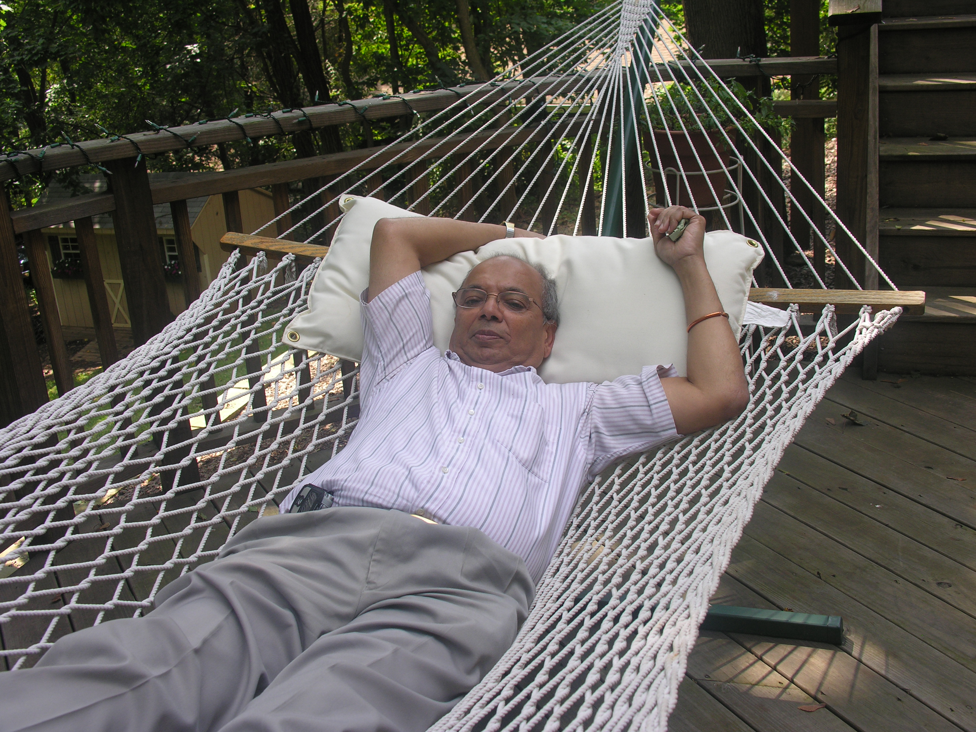 Kishan Nana relaxing