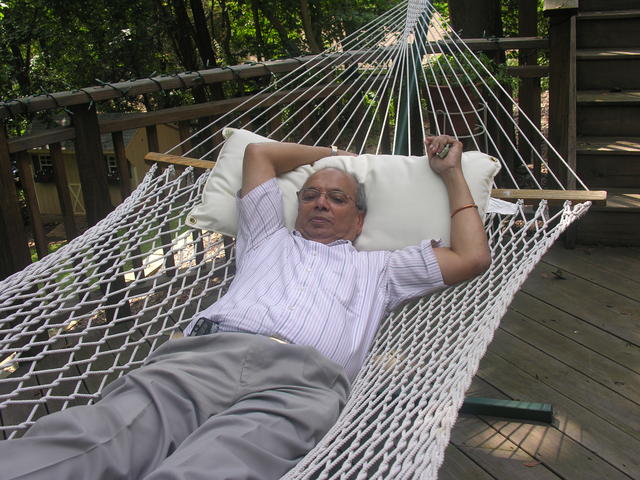 Kishan Nana relaxing