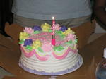 The candle plays a happy birthday tune