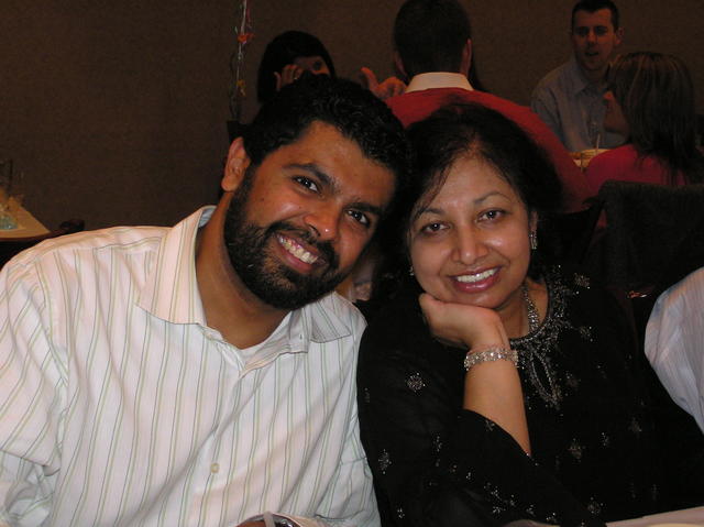 Manish and mom