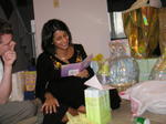 Reena trying to get through the novel that Nita wrote to her :)