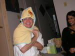 A perfect fit!!! Ward trying it on for size...