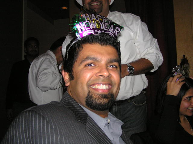 Manish didn't get a top hat... Haha!