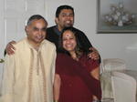 Dad (Mama,) Manish, and Robin