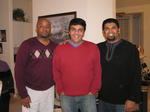 Dan, Kartik, and Manish - the boys!