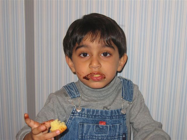 Eating cupcakes