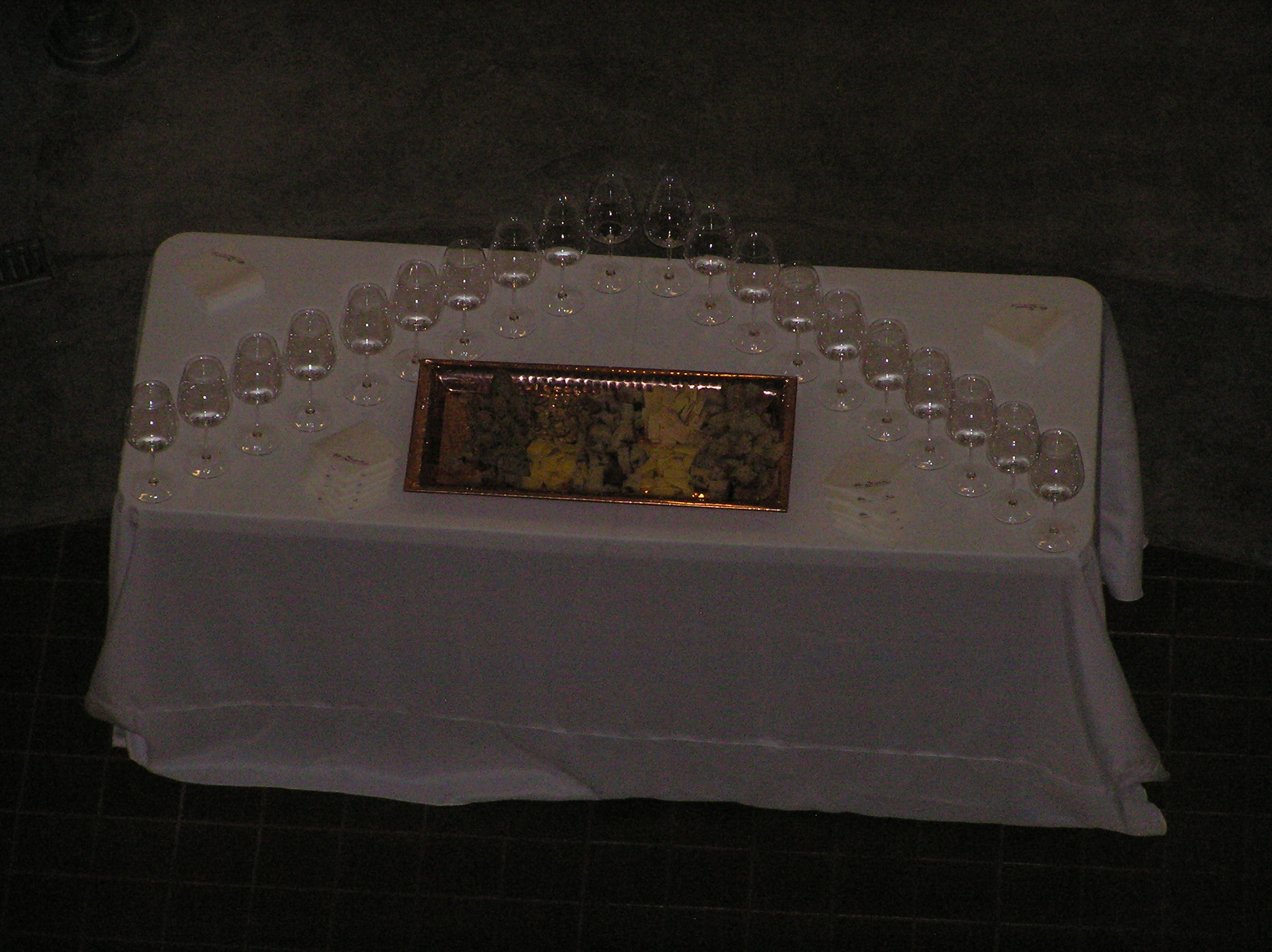 Our wine and cheese await!